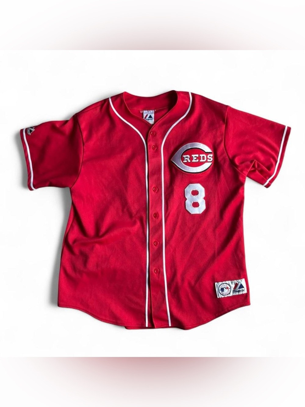 Vintage Cincinnati Reds Majestic Authentic Baseball Jersey Size Large Red USA